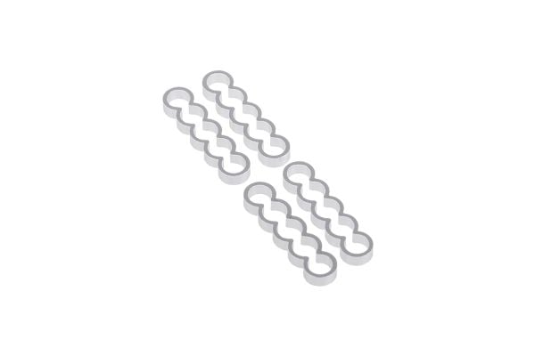 Alphacool 24777, Universell, Kabelhåndteringssett, Aluminium, Sølv, 23,4 mm, 5,7 mm