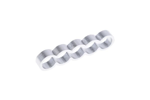 Alphacool 24777, Universell, Kabelhåndteringssett, Aluminium, Sølv, 23,4 mm, 5,7 mm