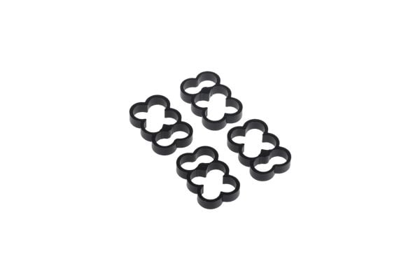 Alphacool 24761, Universal, Kabelhåndteringssett, Aluminium, Svart, 14,5 mm, 9,5 mm