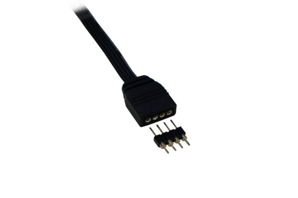 Alphacool 18603, 0,1 m, 4-pin PWM, 4-pin PWM, Rett, Rett, Svart
