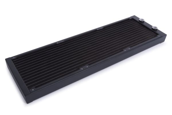Alphacool 14433, Radiator, Aluminium, Sort, 1/4", 2 stang, 140 mm