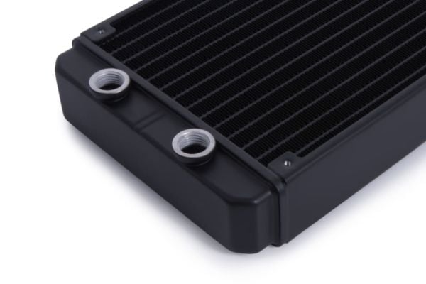 Alphacool 14434, Jäähdytin, Alumiini, Musta, 1/4", 2 bar, 14 cm