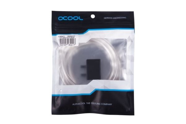 Alphacool 13041, Hose distributor, Acetal, Sort, 1/4", 60 °C, 0,8 stang