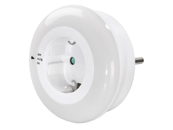Hama Circle, Pluggbart nattlys, Hvit, Hvit, Universell, IP20, LED