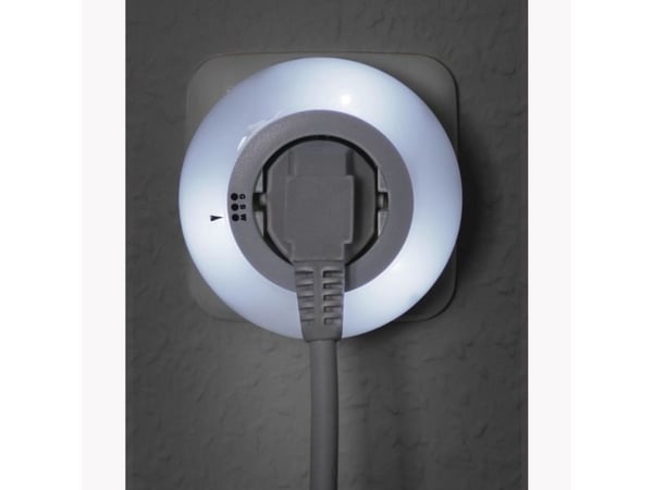 Hama Circle Colour, Pluggbart nattlys, Hvit, Blå, Grønn, Hvit, Universell, IP20, LED