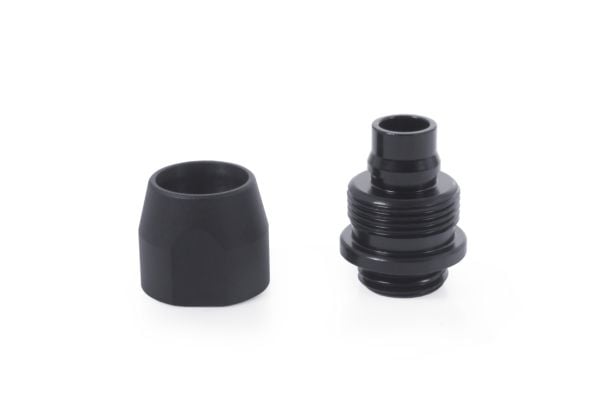 Alphacool 17638, Passende, Aluminium, Messing, Sort, 1/4", CE, FC, RoHS, 1,8 cm