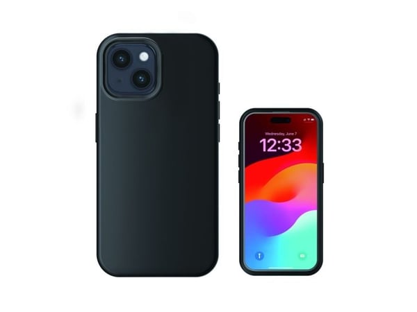 4smarts 540582, Suojus, Apple, iPhone 15 Plus, 17 cm (6.7"), Musta