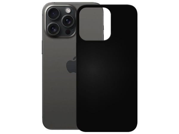 PEDEA 50160982, Etui, Apple, iPhone 15 Pro Max, 17 cm (6.7"), Svart