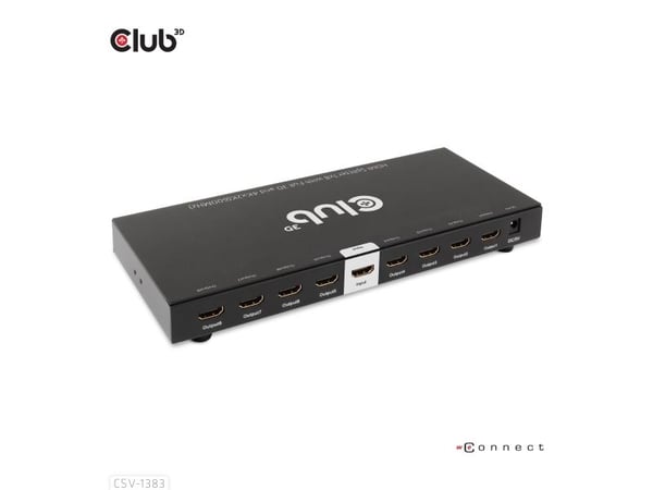 Club 3D CSV-1383 - Video/lyd-splitter - 8 x HDMI - stasjonær