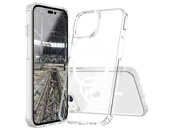 JT BERLIN Pankow Clear, Etui, Apple, iPhone 15, 15,5 cm (6.1"), Gjennomsiktig