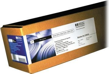 HP Bright White Inkjet Paper-914 mm x 91.4 m (36 in x 300 ft), 91,4 m, 15,2 cm (6"), 119 µm, 90 g/m²