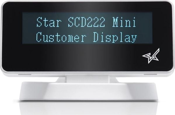 Star SCD222U - Kundeskjerm - USB - hvit - USB - for mC-Print3 MCP30 BK E+U, MCP30 WT E+U