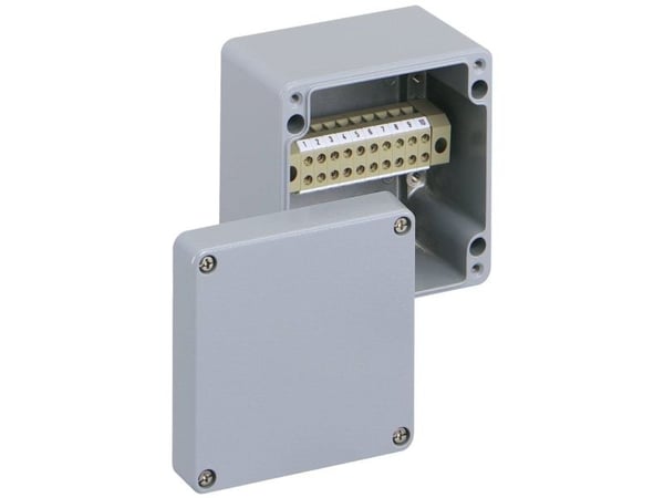 Spelsberg ALR 1010-4q riviliitäntäkaappi 100 x 100 x 81 alumiini harmaa 1 kpl 1 kpl