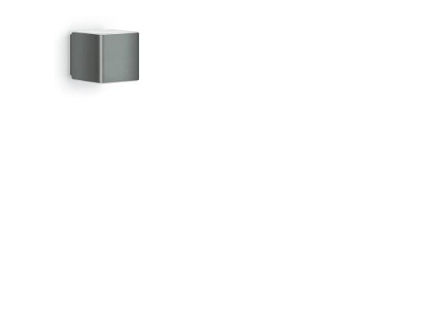 STEINEL L 840 LED iHF, Väggbelysning för utomhusbruk, Antracit, Vit, Plast, IP44, II, IK03