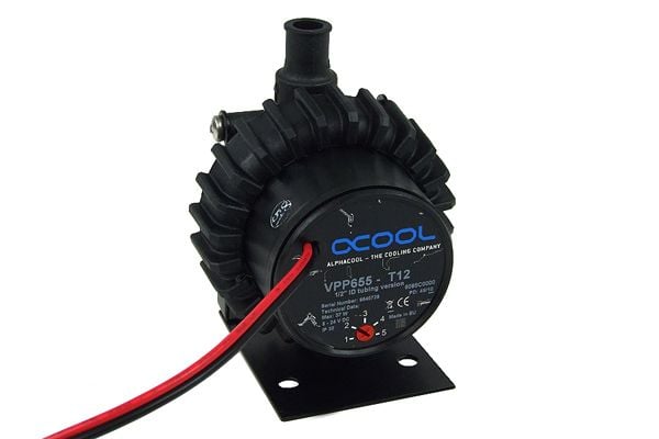 Alphacool VPP655 - T12, Pumpe, Keramisk, Plast, Sort, 90 mm, 90 mm, 90 mm