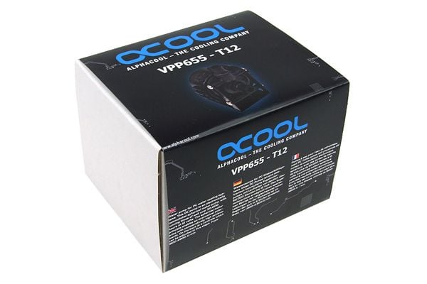 Alphacool VPP655 - T12, Pumpe, Keramisk, Plast, Sort, 90 mm, 90 mm, 90 mm