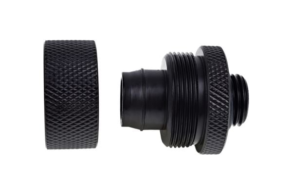 Alphacool Eiszapfen 19/13 mm skrukontakt - G1/4 - Deep Black (17238)