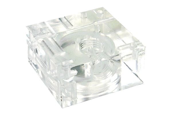 Alphacool 13136, Överdel till pump, Plexiglas, Transparent, 1/4", 49 mm, 49 mm