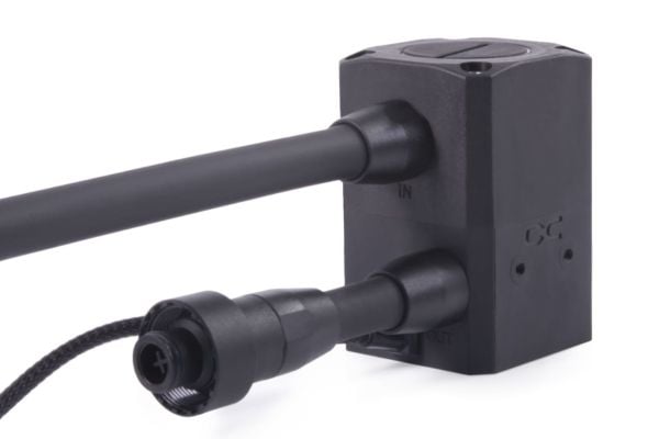 Alphacool 15388, Vesiblokki, Nailon, Musta, 1/4", 60 °C, 1,5 bar