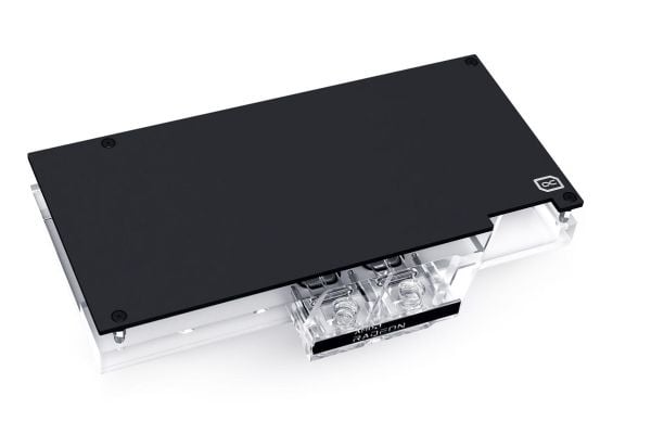 Alphacool 11966, Takalevy, Akryyli, Alumiini, Kupari, Nikkeli, Musta, Läpinäkyvä, 3-Pin JST, 1/4", 141,8 mm