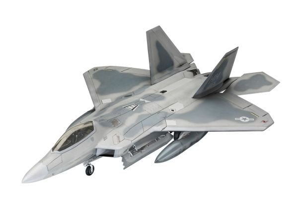Revell Lockheed Martin F-22A Raptor, Flygplan, Monteringssats, 1:72, Lockheed Martin F-22A Raptor, Alla, 116 styck