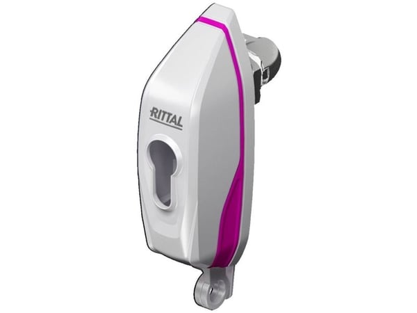 Rittal 2537.300, Dørhåndtak, Plast, Zink, Rød, Hvit, 1 stykker, 320 g