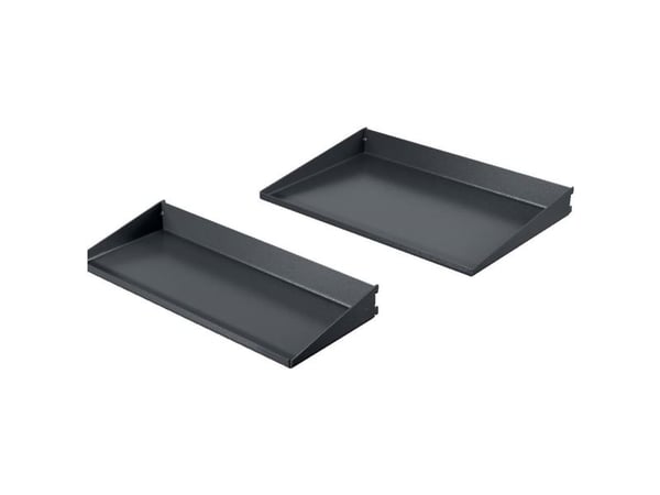 Rittal 4051.101, Ripustuskiinnitys, Terästä, Musta, Vastaanotto, 2 hyllyä, 510 mm
