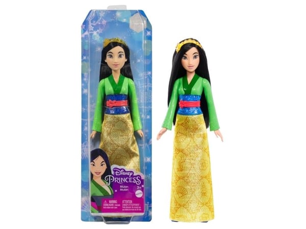 Disney Princess Disney-prinsessa Mulan -nukke ja tarvike, Mulan-elokuvan innoittama, Muotinukke, Naaras, 3 vuosi/vuosia, Tyttö, 279,4 mm, 150 g