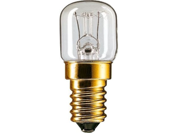 Philips Spesialfelt Glødepære til spesielle bruksområder, 15 W, E14, 1000 timer, 90 lm, Husholdning, Klar