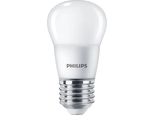 Philips Mignon, 40 W, P45, E27, 4,9 W, 40 W, E27, 470 lm, 15000 timer, Varm hvit