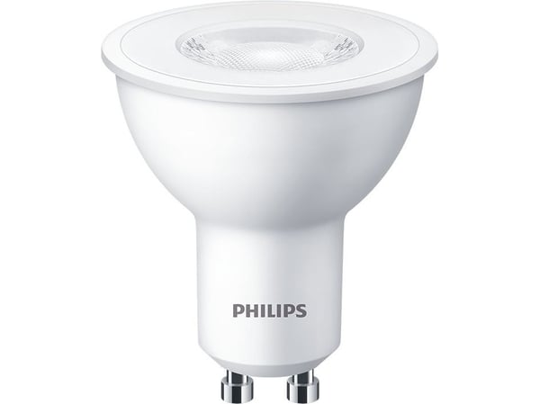Philips - LED-pære for søkelys - form: PAR16 - klar finish - GU10 - 4.7 W (ekvivalent 50 W) - klasse F - varmt hvitt lys - 2700 K (en pakke 4)