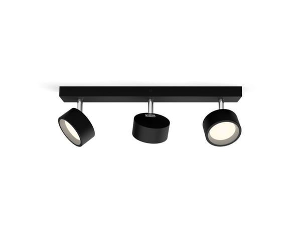 Philips Bracia kohdevalaisin 3x, Syvennysspottivalo, LED, 2700 K, 1650 lm, 220-240 V, Musta
