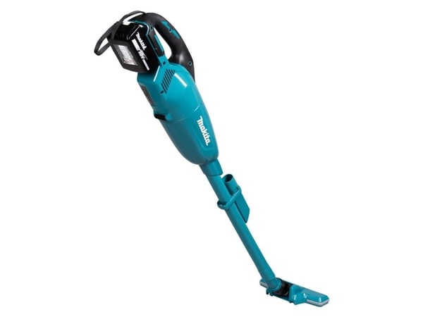 Makita DCL284FZB, 2-in-1 stick vacuum, Svart, Turkosblå, Rektangulär, Torr, 3 År, Mekanisk