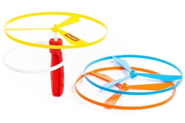 Flygende propel med snoropptrekk inkl. 3 skiver
