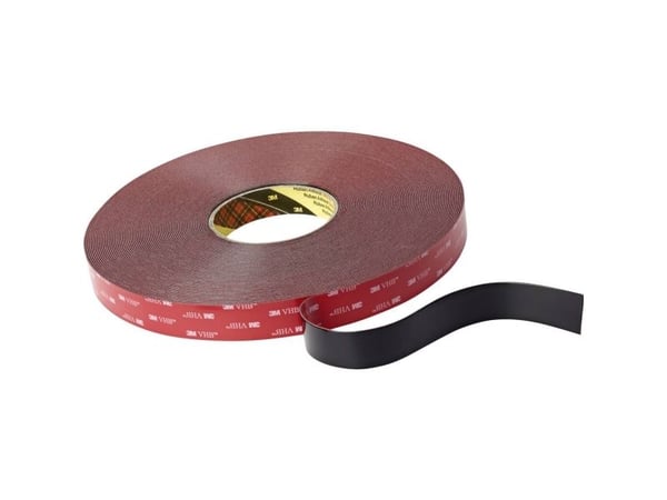 3M 7100211822, musta, keraaminen, metalli, polykarbonaatti, polypropeeni, puu, 33 m, 25 mm, 0,6 mm, 0,6 mm