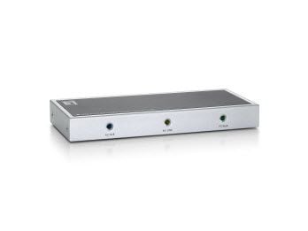 LevelOne ViewCon ADE-8202 2-Port DVI Broadcaster with Audio - Video/lyd-forlenger - 2 porter - opp til 70 m - 1U