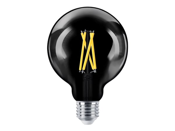 Philips - LED-filamentlyspære - form: G93 - klar finish - E27 - 5.9 W (ekvivalent 60 W) - varmt hvitt lys - 2700 K