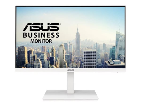 ASUS VA24EQSB-W - LED-skärm - 24" - 1920 x 1080 Full HD (1080p) @ 75 Hz - IPS - 300 cd/m² - 1000:1 - 5 ms - HDMI, VGA, DisplayPort - högtalare - vit