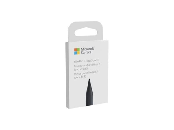 Microsoft - Stifttupp - matt svart (en pakke 3) - for Surface Slim Pen 2