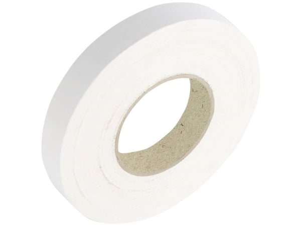 Cimco tekstiltape hvit (L x B) 50 m x 25 mm, 1 stk