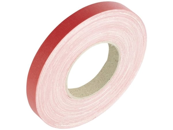Cimco tekstiltape rød (L x B) 50 m x 19 mm – 1 stk