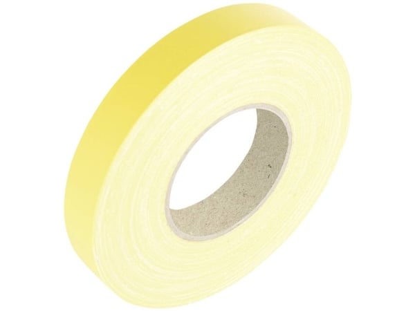 Cimco tekstiltape 162069 gul (L x B) 50 m x 25 mm - 1 stk