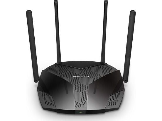 TP-Link MR70X, Wi-Fi 6 (802.11ax), Dual-band (2,4 GHz / 5 GHz), Nätverksansluten (Ethernet), Svart, Bordsrouter