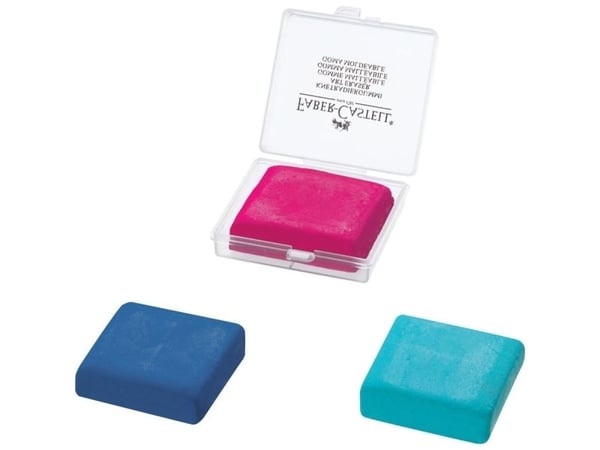 Faber-Castell 127124, Gummi, Bjørnebær, Rosa, Turkis, Voksen, 1 stykker