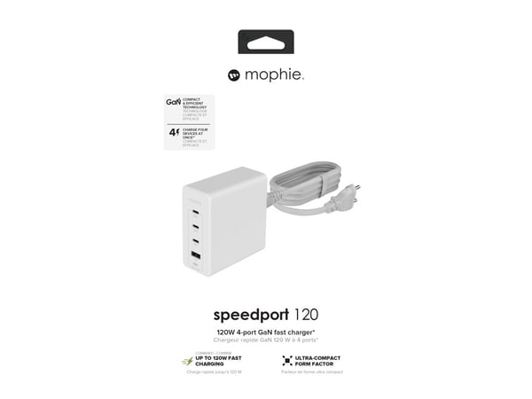 Mophie-laturi 1x USB-A 3x USB-C (MPH056)