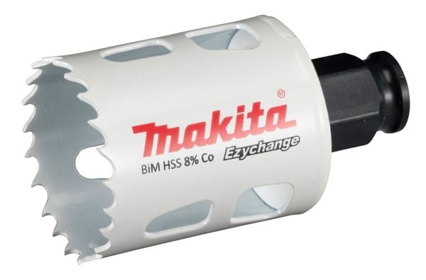 Makita E-03785, Single, Borr, Stål, Gjuten aluminium, Plast, Trä, Rostfritt stål, Vit, Bimetall, 4,4 cm
