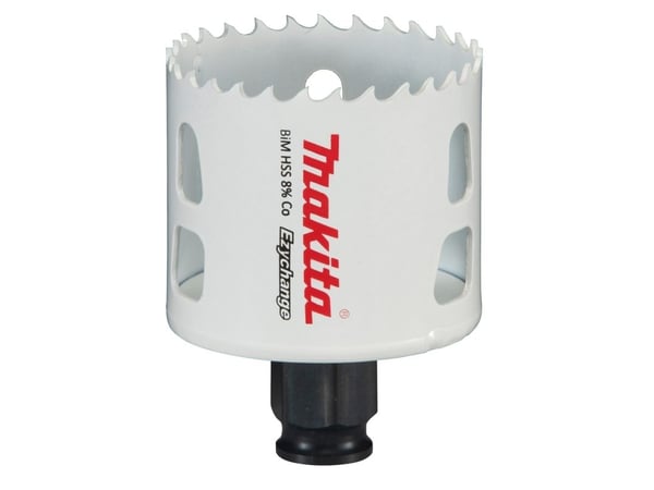 Makita E-03850, Single/enkelt, Drill, Stål, Aluminium, Plast, Tre, Rustfritt stål, Hvit, Bimetall, 4,4 cm