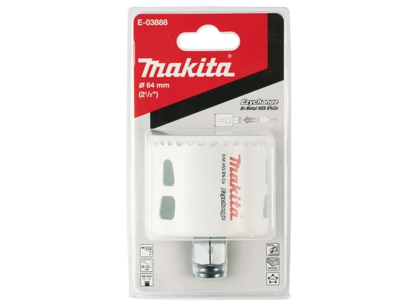 Makita E-03888 EZYCHANGE Bi-Metall gręžimo karūna 64mm