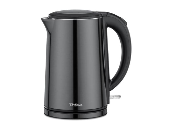 Trisa Comfort Touch Wasserkocher schnurlos, Überhitzungsschutz Schwarz (6454.4312)