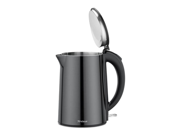 Trisa Comfort Touch Wasserkocher schnurlos, Überhitzungsschutz Schwarz (6454.4312)